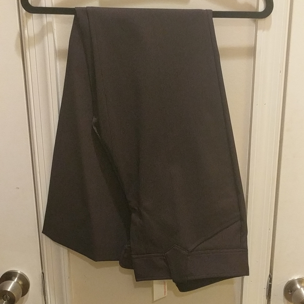 Purple pinstripe Express Editor size 4